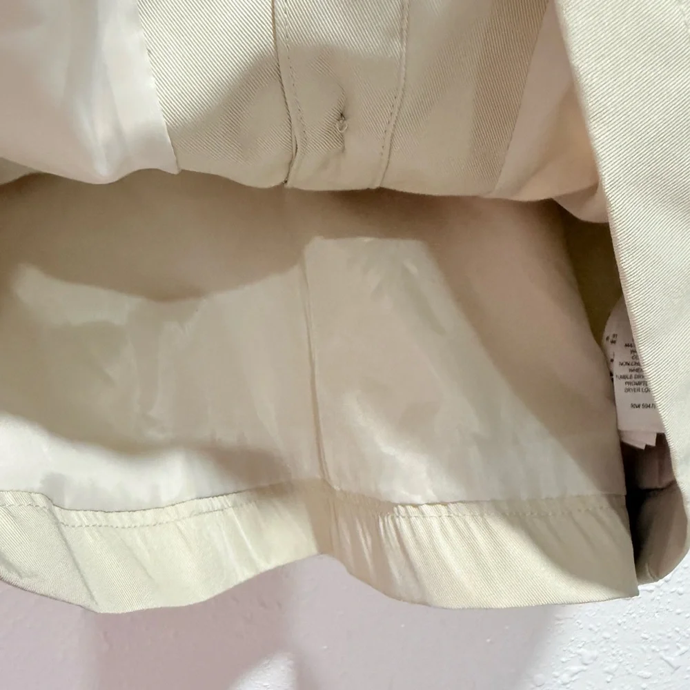 Tahari Girls' Tan Belted Pea‎ Coat 4T